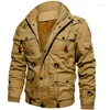 Giacche da caccia Bomber militare Giacca cargo da uomo Multi-tasca 2023 Inverno caldo Cappotti con cappuccio Cappotto tattico da uomo spesso in pile Uomo 5XL