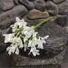 装飾的な花人工植物チャイニーズインクパープルヨーロッパロータスホームガーデン飾り