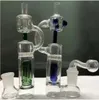 Mini platformy olejowe Hookahs Glass Water Bongs Waterpe Water Cud Glass Dab Rigs Percolator Water Rury z 14 mm miską