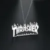 Girocolli moda punk street hip hop ciondolo in acciaio colorato catena chiglia collana tempra commercio all'ingrosso di gioielli 231123