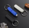 Smoking Pipes Cigar hole opener portable cigar drilling hole opener rubber travel keychain cigar tool