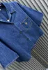 Tricots pour femmes Tees designer 23 nouvelles chemises en denim courtes brodéesdemi-jupe lavage doux poches confortables lettres LHNU