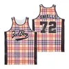 72 B.I.G. Biggie Smalls Jerseys Moive Badboy Basketball Bad Boy Film College 1997 Vintage Pure Cotton for Sport Fan University oddychający drużyna wydychająca emeryt