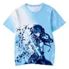 남자 T 셔츠 애니메이션 티셔츠 검 온라인 SAO 3D 인쇄 남성 여성 패션 대형 짧은 슬리브 셔츠하라 주쿠 아이 티 탑