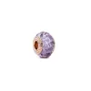 925 silver beads charms fit pandora charm Gold Starry Sky Pendant Purple Glass Bead String Pendant