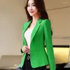 Trajes de mujer moda traje pequeño abrigo primavera otoño versión coreana chaqueta Casual 1 hebilla señoras Blazer Top ropa de oficina