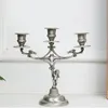 Heymamba Katolska korsljushållare Metal Angel Candle Stand Home Wedding Decoration Candlestick Holder Art Props290C