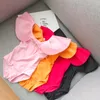 1つの子供服の女の子水着夏の弓がゆっくりと頑丈なバックレス水着の赤ちゃんファッション幼児S服230422