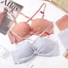 Bras Sets Corrugated Bra Beautiful Fashion Sweet Push Up