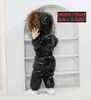 Sprzedaż płaszcza Sprzedaż Rabat Zimowe dziecko Rompers Nature Fur Wodoodporny materiał przeciwporostowy napełniający kaczka w dół płaszcze dla niemowląt 6-24m 231123