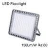 울트라 얇은 LED 투광 조명 400W 300W 200W 100W 150LM/W RA80 스포트라이트 AC85-265V 실외 정원을위한 투광 조명