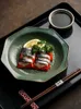 Placas Cerâmica de 7,5 polegadas de estilo retro Restaurante criativo pratos