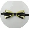 Bow Ties męski krawat ślubny Trendy British Korean Fashion Pu skórzany pana młodzieńca