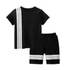 Clothing Sets Brand Children's Summer New Korean Version Short Sleeved T-shirt Pants Two-piece Order