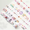 Gift Wrap 5Rolls/Set Spring Gallery Die Cut Washi Tapes School Supplies Journal Collage Material DIY Scrapbooking Card Making Sticker