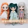 Dolls ICYDBSBlythDoll 1 6 Joint Body 30CM BJD toys Natural shiny face with hands AB DIY Fashion girl gift 231124