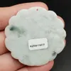 Certyfikowana Birma 100% naturalny typ Jadeite Jadeite rzeźbiony pawie Lucky Pendant