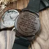 Wristwatches To My Daughter Engraved Wooden Watch Enjoy The Ride And Never Forget Your Way Back Home Sandalwood Personalized Women WatchesWr