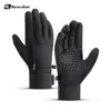 Gants de ski Hiver hommes femmes gants de neige de Ski gants de cyclisme imperméables gants chauds en polaire thermique avec petite poche zippée 231123