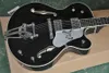 Black Falcon Jazz Electric Guitar G 6120 Semi Hollow Body Rosewood Fingerboard Korean Imperial Tuners Chrome Hardware