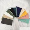 Sacs à crayons en gros simplicité toile vierge étuis à fermeture éclair pochettes à stylo coton maquillage cosmétique pochette pour téléphone portable livraison directe Dhood