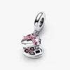Anneler Günü Hediyesi Parlayan Aşk kalp Kolye Anne Kolye Küpe Kadın takılar Boncuk DIY fit Pandora Bilezik Kolye tasarımcı takı