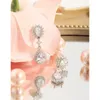 Boucles d'oreilles créoles petit et design luxueux polyvalent Zircon or argent scintillant 925 Sterling texture féminine