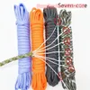 Cordes d'escalade 100 mètres Dia.4mm 7 noyaux de support Paracord pour survie Parachute cordon lanière Camping escalade Camping corde randonnée corde à linge 231124