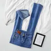 Damen Jeans Hohe Taille Stretch Split Flare Damen Straßenkleidung Frühling Sommer 2023 Schlank Vintage Denim Hose Lässig