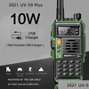 Walkie Talkie Baofeng Uv-S9 Plus Powerf Ricetrasmettitore radio Cb 10W 50 Km a lungo raggio portatile per l'aggiornamento della foresta di caccia 210817 Drop Deliver Dhocj