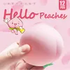 Peach pinch music simulated fruit slow rebound decompression artifact decompression vent ball for boring children's toys in class