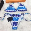 Women's Swimwear Designer Bikini Swim Suit Women Sexy Swimsuit Ladies Backless Split Letter Multicolors Summer Time Beach Bathing suits Wind 7HKW