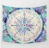 Elefanten-Druck, Wandbehang, Wandteppich, Blume, Bohemian-Stil, psychedelischer Pfau, Mandala, Bettwäsche, Raumdekoration, Teppich, Yoga-Matte, Handtuch, Strandtuch ZZ