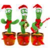 Funny Wriggle Doll Talking Game Singing Plush Stuffed Recording Musical Dancing Cactus Electronic Toy