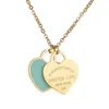 Collier pendentif coeur de créateur pour femmes, bijoux tendance, cadeaux mignons à la mode