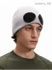 Designe bonés gorros óculos de inverno chapéu masculino cp gorro de malha com nervuras hip hop chapéus de malha