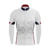 Jaquetas de corrida Conjunto de camisa de ciclismo homens mangas compridas bicicleta terno 19d gel pad calças outono mtb roupas