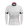 Racing Jassen Wielertrui Set Heren Lange Mouwen Fietspak 19D Gel Pad Broek Herfst MTB Kleding