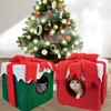 Penne per canili Confezione regalo natalizia universale Accogliente Nesk Cat House Cave Cuccia per cani Winter Warm House Four Seasons Sweet Kittens Basket Bed 231123