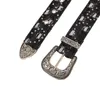 Ceintures Y166 taille chaîne Cowgirl gaufrage ceinture pour femmes bal Banquet Club fête