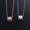 Designer Pendant Necklaces for women Elegant 4/Four silver plated K gold necklace for women's high version classic rose gold small barbarian waist collarbone chain