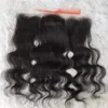 Brasilianska kroppsvåghårbuntar med 13x4/6 HD transparent före plockad spets frontal obearbetat naturligt svart mänskligt hår för afrikanska kvinnor