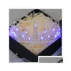 Gioielli Oro Perle Cristalli Copricapo da principessa Chic Diademi da sposa Accessori Stupendi e corone 1209 Drop Delivery Party Ev Dhzis