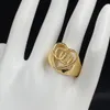 Anello d'oro da uomo e da donna, anello con gemma rossa, gioielli neutri, magnifico anello da coppia da donna, anello da dito G personalizzato da uomo