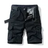 Men's Shorts Summer Cargo Short Men Fashion Casual Shorts Mens Military Cargo Pocket Pants Cotton Male Tactical Shorts No Belt Plus Size 230424
