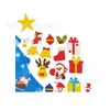 Christmas Decorations Ids DIY Felt Tree Merry For Home 2023 Ornaments Navidad 2024 Year Gifts Xmas