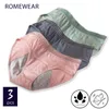 Bragas para mujer, ropa interior a prueba de fugas para mujer, bragas para el período menstrual, bragas de encaje de talla grande para mujer, calzoncillos para incontinencia, 3 unids/set 230424