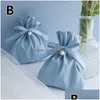 Present Wrap Gift Wrap 1 Creative Bag Pu Leather Packaging Box Candy Baby Shower Wedding Party Supplies Drop Delivery Home Garden Festive DH9PK