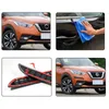 2pcs Car Body Bumper Protector Strip Door Rearview Mirror Anti-collision Anti-Scratch Rubber PVC Protective Stickers Mouldings