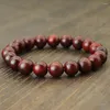 Bracelet Antique en perles de bois de 10mm, fait à la main, brassard pour hommes, bouddha, pour poignet, Yoga, méditation, bijoux pour hommes